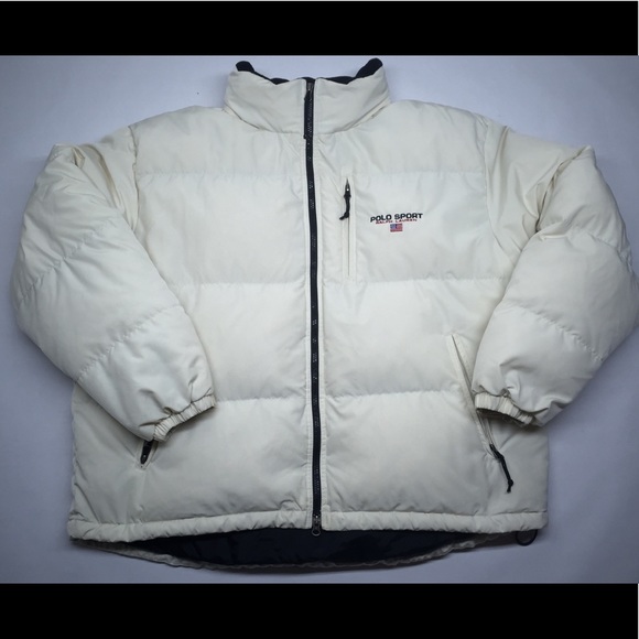 ❌SOLD❌ Vtg POLO SPORT GOOSE DOWN PUFFER JACKET XXL - Picture 1 of 8
